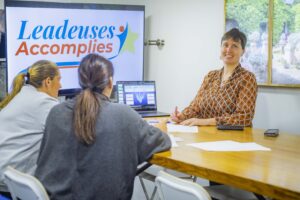 Agnes V en atelier leadeuses accomplies